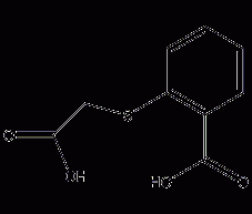 邻羧甲基硫代苯甲酸结构式