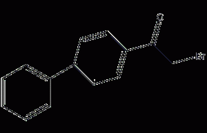 2-溴-4'-苯基苯乙酮结构式