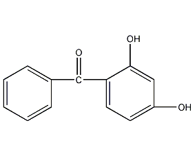 2,4-二羟基甲酮结构式