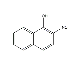 2-亚硝基-1-萘酚结构式