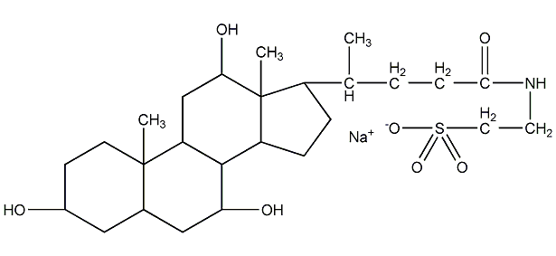 牛磺胆酸钠结构式