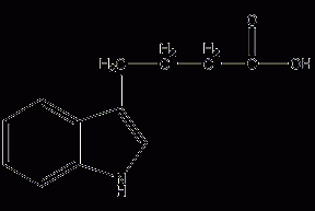 吲哚-3-丁酸结构式