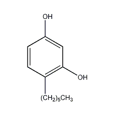 4-己基间二酚结构式