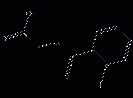 2-碘马尿酸结构式