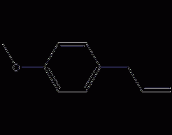 4-烯丙基苯甲醚结构式