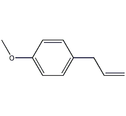 4-烯丙基甲醚结构式