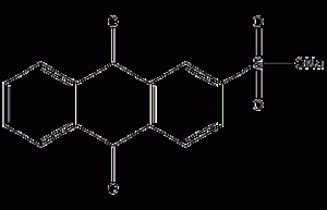 蒽醌-2-磺酸钠水合物结构式