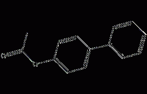 4-乙酰氧基联苯结构式