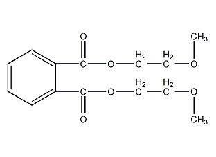 二(2-甲氧乙基)邻二甲酸酯结构式