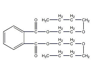 邻二甲酸二丁氧基乙酯结构式