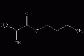 乳酸丁酯结构式