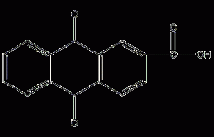 蒽醌-2-羧酸结构式