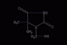 1-(羟甲基)-5,5-二甲基海因结构式