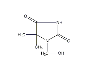 1-(羟甲基)-5,5-二甲基海因结构式